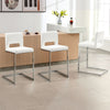 Verdot Counter Stool in Cream Ribol Leather