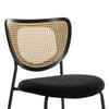 Weizenbock dining chair, Black Fabric