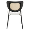 Weizenbock dining chair, White Fabric