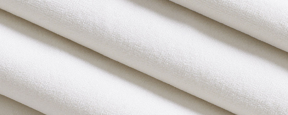 Azal Velvet in White