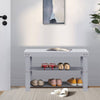 Yangra bench with shoe storage, Gray/Small