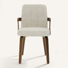 Zelen Dining Chair in Beige Afus Leather